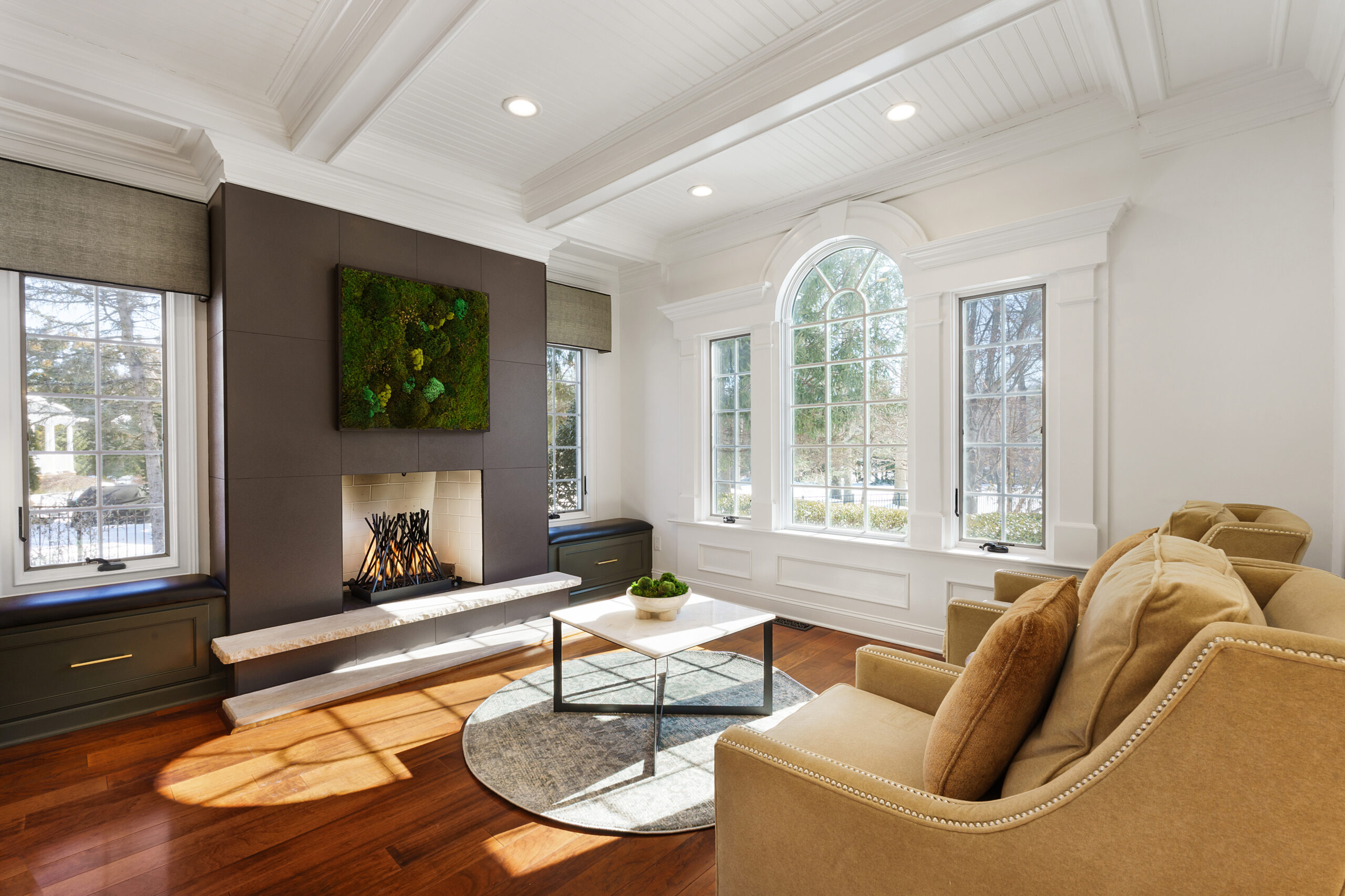 A luxury staged kitchen nook in NJ