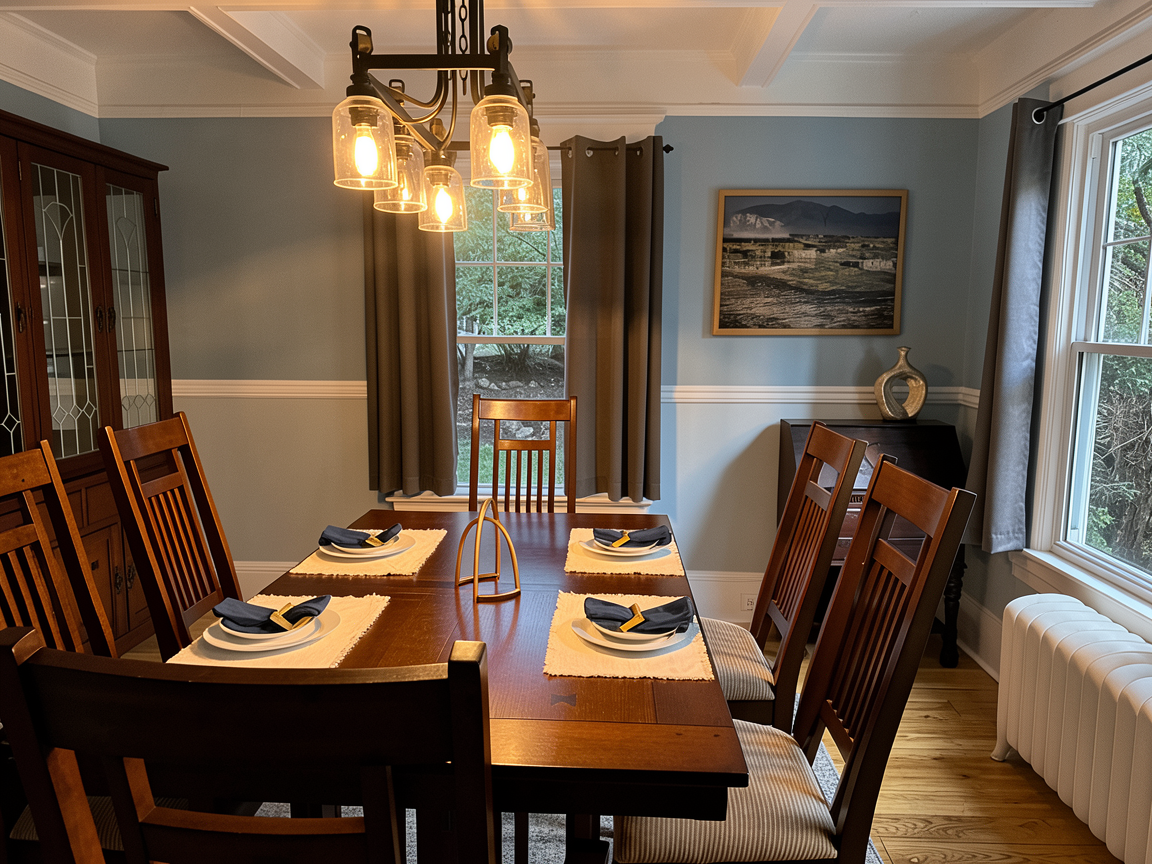 A well-staged home in Boonton, NJ