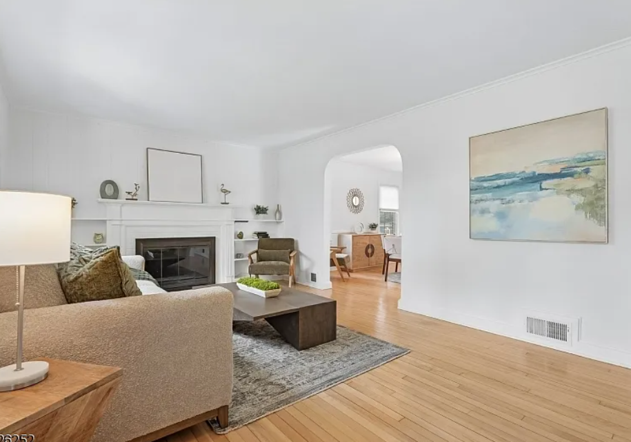 A well stage living room in Springfield NJ