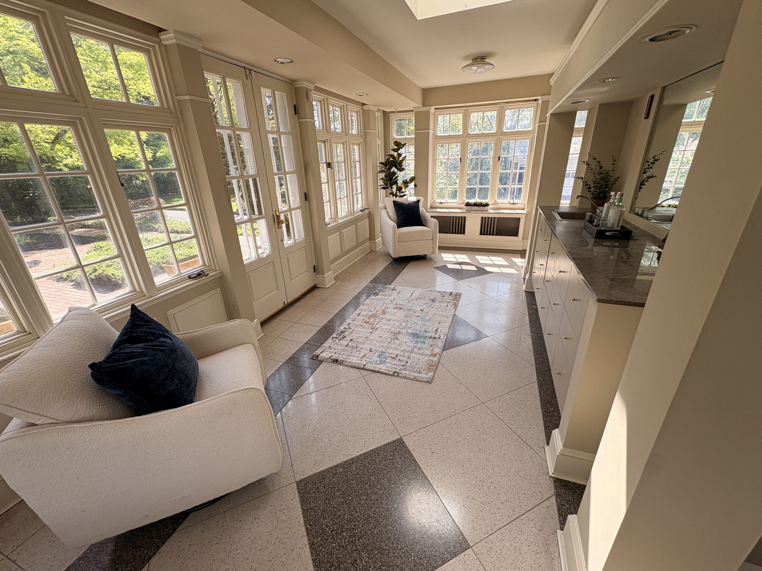 A well-staged home in Morristown, NJ