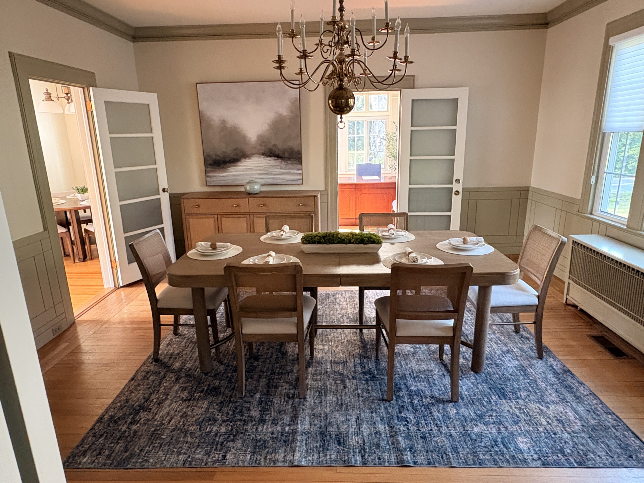 A well-staged home in Morristown, NJ