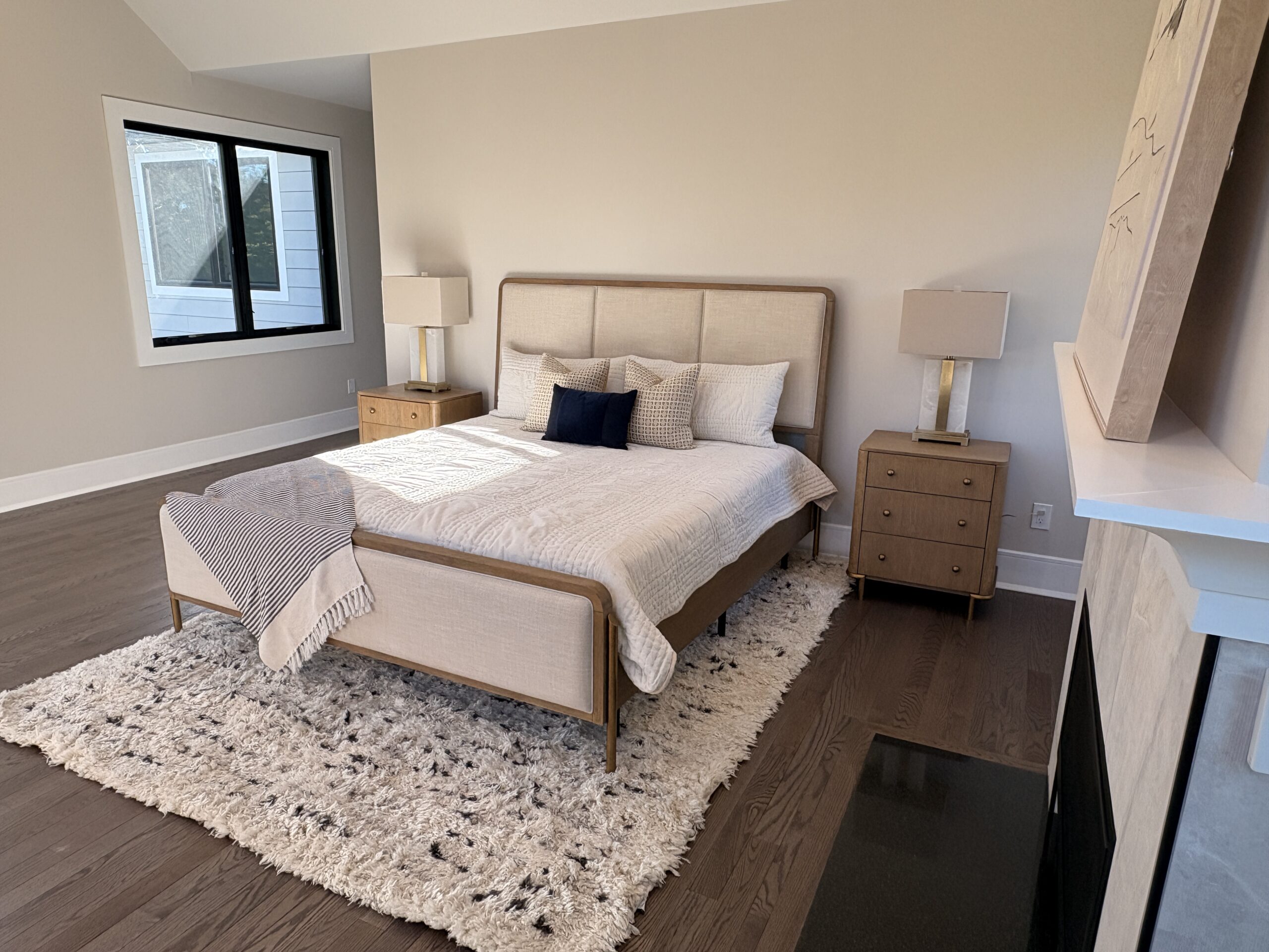 A well staged bedroom in Berkeley Heights