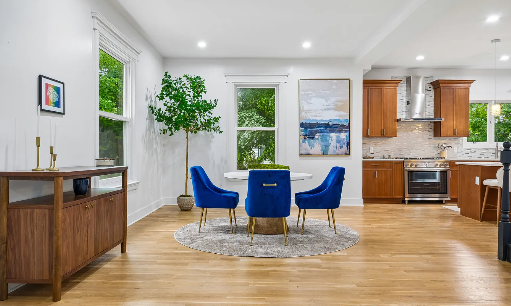 A well staged home in South Orange