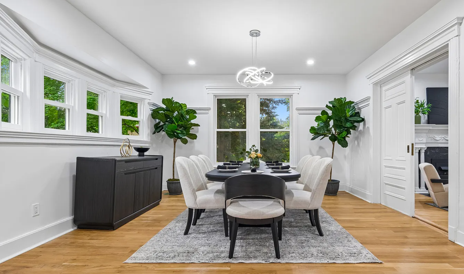 A well staged home in South Orange